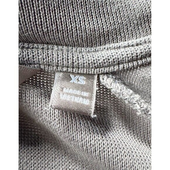 Athleta Womens Sz XS Gray Serenity Criss Cross Sweatshirt Long Sleeve - Picture 6 of 10